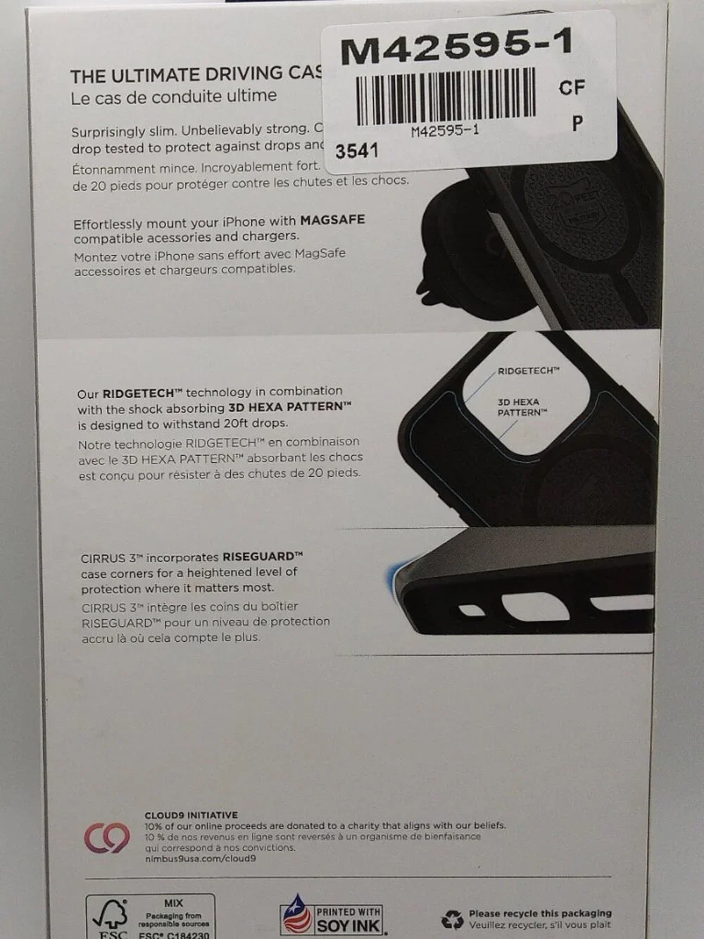 Nimbus9 Cirrus 3 – iPhone 16 Pro – MagSafe – Gray – NEW